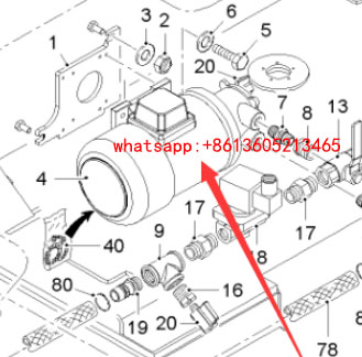 铣刨机输料洒水泵2073216